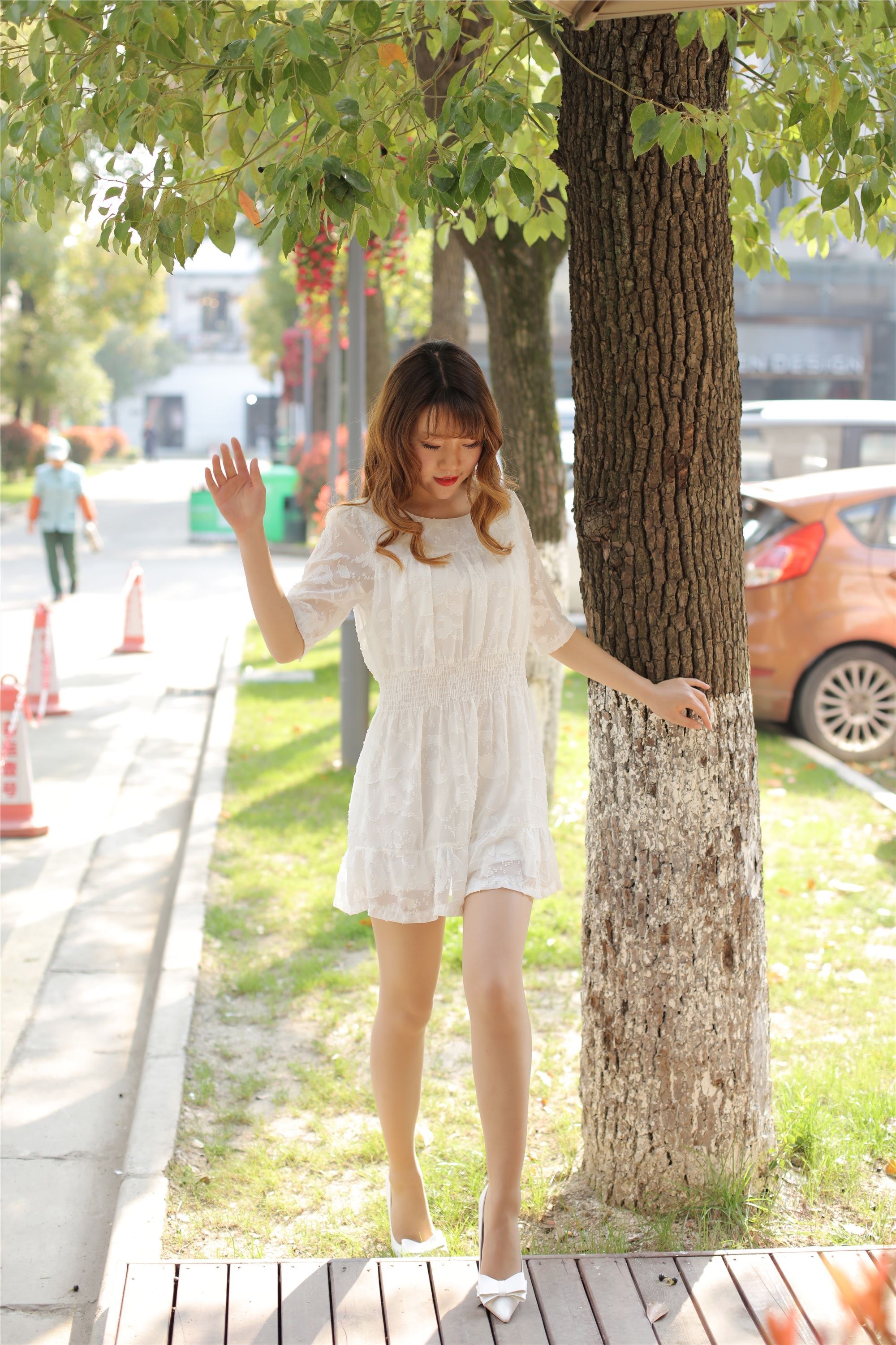 Ness Photo NO.053 Tall - Playful lace short Skirt 2